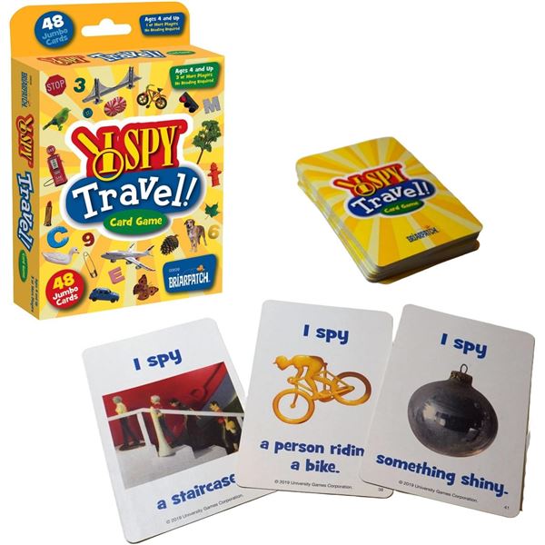 NEW I SPY TRAVEL CARD GAME AGES 4 +