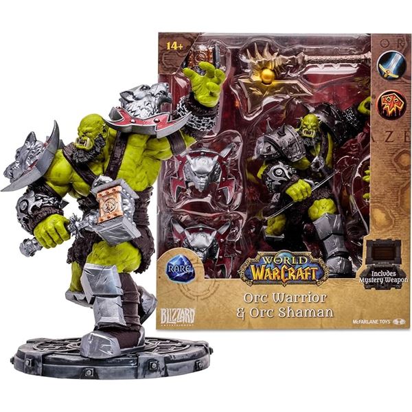 NEW BLIZZARD WORLD WARCRAFT ORC WARRIOR & SHAMAN
