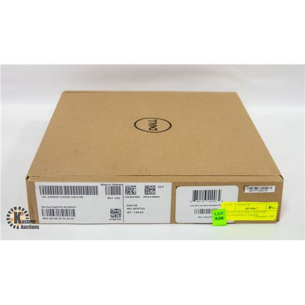 BRAND NEW DELL-WD22TB4 THUNDERBOLT 4 DOCK