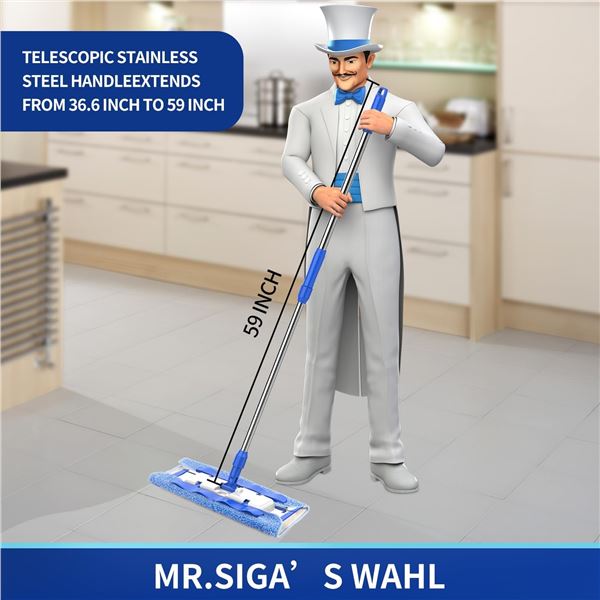 NEW MR. SIGA PROFESSIONAL MICROFIBER MOP