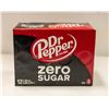 Image 1 : NEW 12 PACK DR. PEPPER ZERO SUGAR SODA