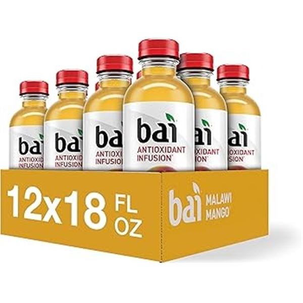 NEW 12 PACK BAI MANGO FLAVORED WATER