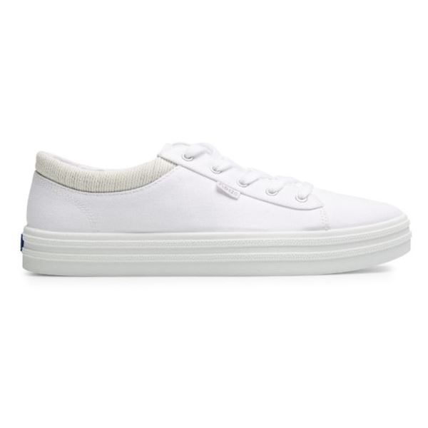NEW KEDS HARBOR CANVAS WHITE WOMENS SIZE 6