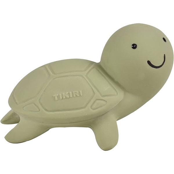 NEW BATH TOY NATURAL RUBBER TURTLE