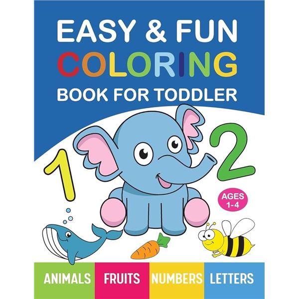 PAPERBACK-TODDLER COLORING BOOK