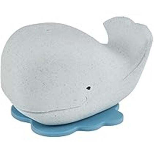 NEW BATH TOY NATURAL RUBBER WHALE