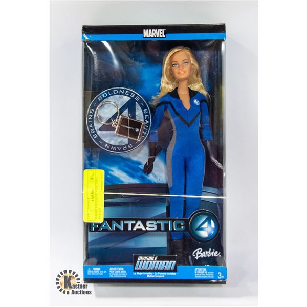 BARBIE FANTASTIC 4 FACTORY SEALED INVISIBLE WOMAN