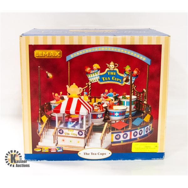 LARGE LEMAX THE TEA CUPS ANIMATED MUSICAL