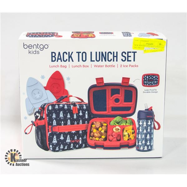 NEW BENTGO KIDS BACK TO LUNCH SET INCLUDES