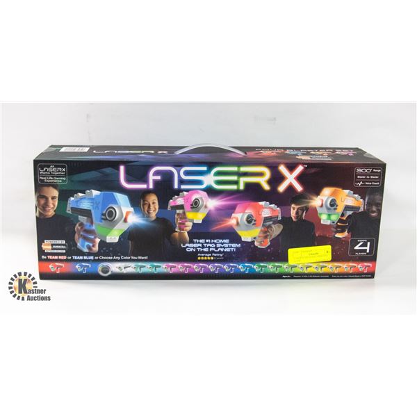 NEW SEALED LASER X 4 PLAYER LASER TAG GAME