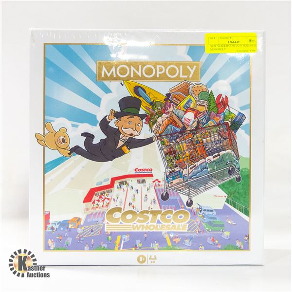 NEW SEALED COSTCO WHOLESALE MONOPOLY