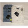 Image 1 : NEW SHIRTS 1 DENIM 1WHITE SIZE 2XL