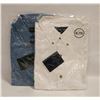 Image 1 : NEW SHIRTS 1 DENIM 1WHITE SIZE XL