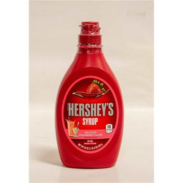 NEW HERSEY'S STRAWBERRY SYRUP BB 02/25