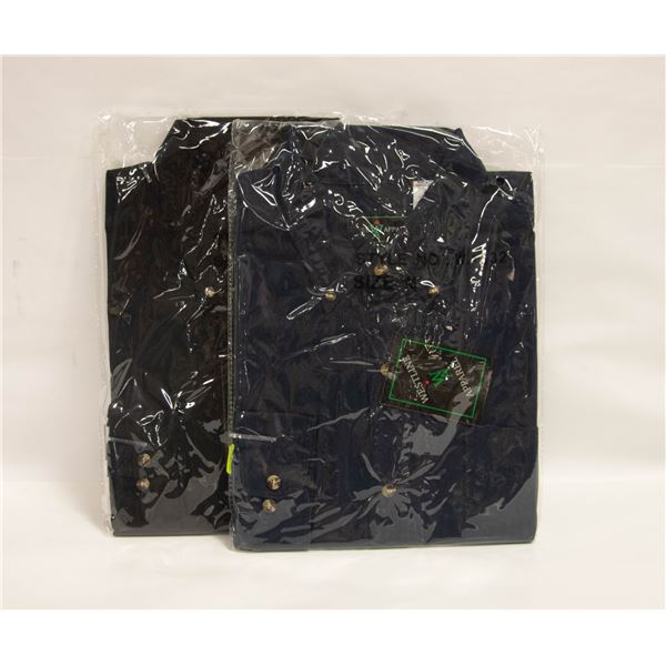 NEW SHIRTS 1 BLACK 1 NAVY SIZE M