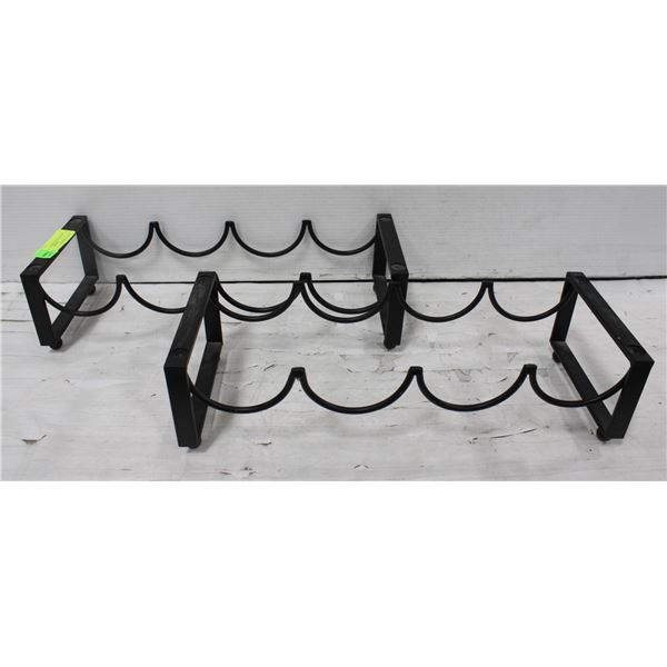 2 WINE RACKS METAL