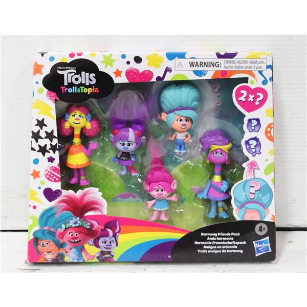 NEW TROLLS HARMONY FRIENDS PACK