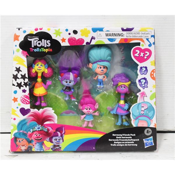 NEW TROLLS HARMONY FRIENDS PACK