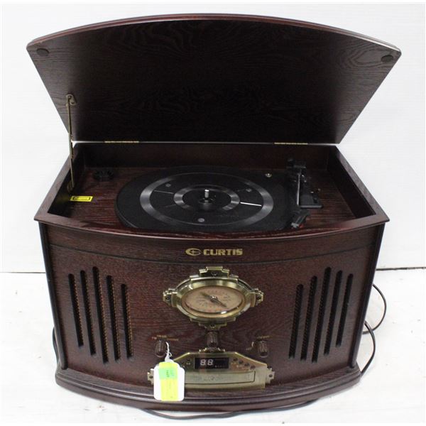 CURTIS RADIO/CD PLAYER/RECORD PLAYER