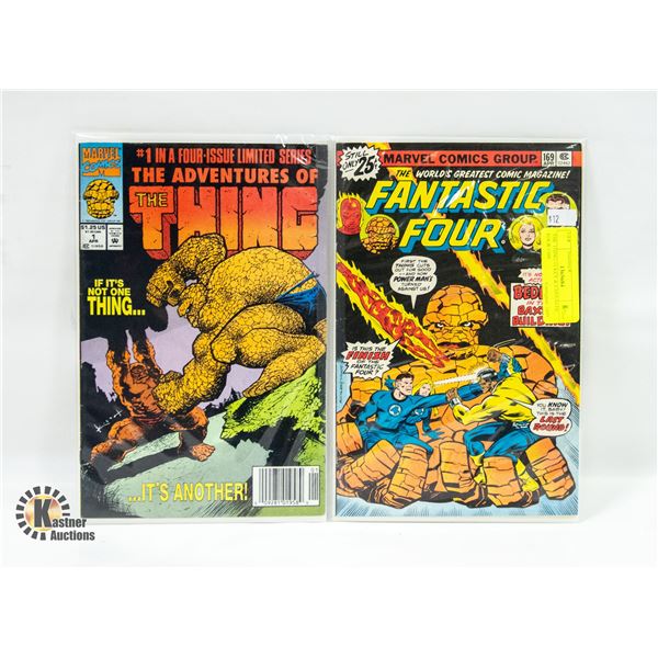 THE THING #1 KEY & FANTASTIC FOUR #169