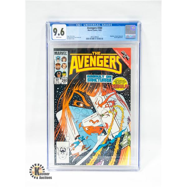 AVENGERS #260 FIRELORD, NEBULA, SKRULLS