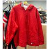 Image 1 : NEW AMAZON ESSENTIALS INSULATED ZIP UP SWEATER RED