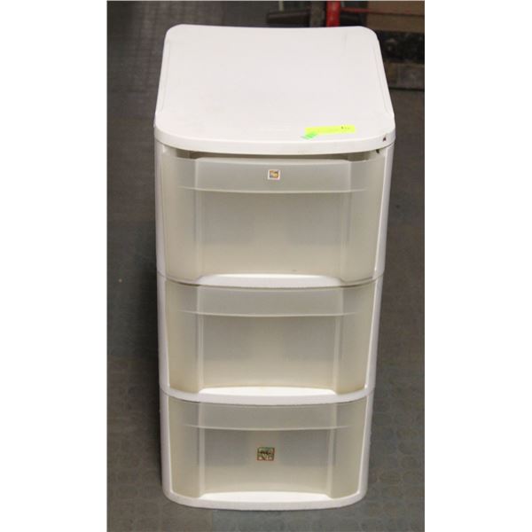 STERILITE 3-DRAWER NYLON PLASTIC STORAGE