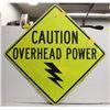 Image 1 : CAUTION OVERHEAD POWER SIGN