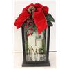 Image 1 : LIGHTED CHRISTMAS LANTERN 20"T X 10" X 10"
