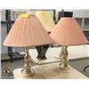 Image 1 : PAIR OF TABLE LAMPS 27"