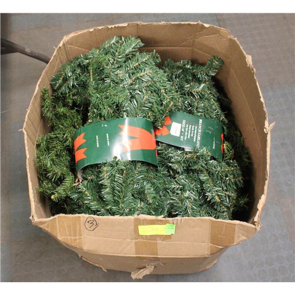 LARGE BOX FULL NEW XMAS GARLAND