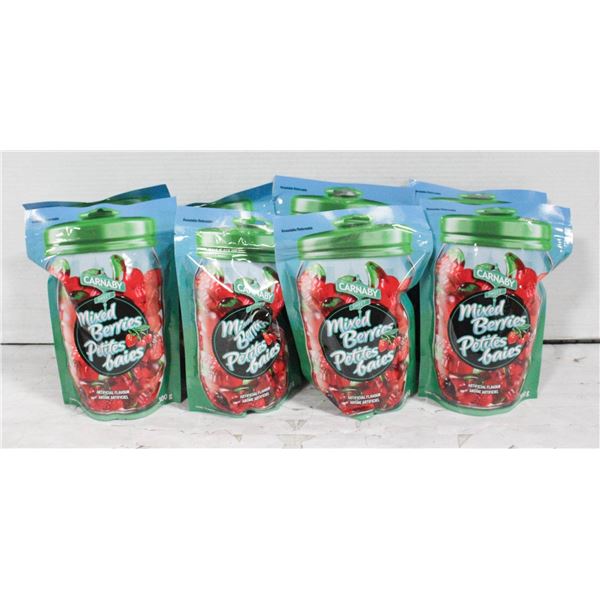 NEW CASE OF CARNABY MIXED BERRIES GUMMY CANDIES