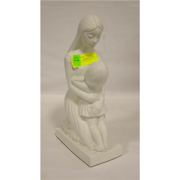 MOM/DAUGHTER STATUE - 13" HIGH