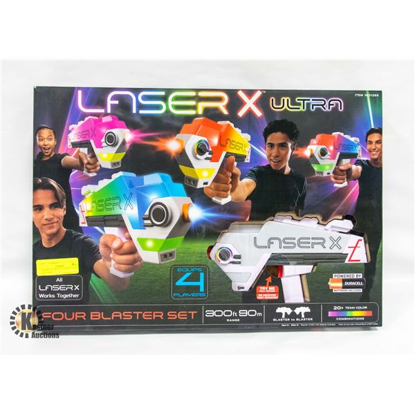 LASER X ULTRA 4 PLAYER LASER TAG GAME