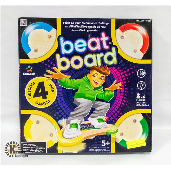KIDKRAFT BEAT BOARD MUSICAL GAME, UP TO 4 PLAYERS