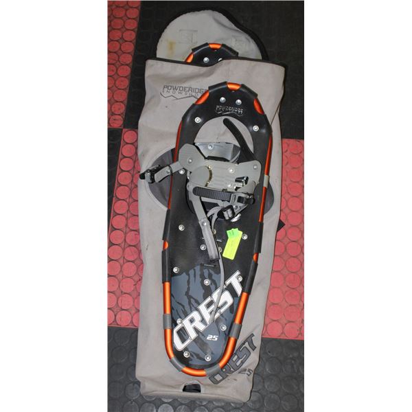 POWDERIDGE SNOWSHOES CREST 25 - USED ONCE