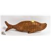 Image 1 : LARGE WOODEN CARVED FISH