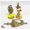 ESTATE BRASS BELLS & BRASS DOOR KNOCKER-ESTATE