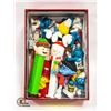 VINTAGE SMURFS & PEZ ALL TOGETHER-ESTATE