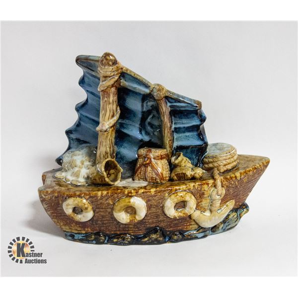 CERAMIC SAILING BOAT