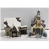 LOT OF 2 CHRISTMAS VILLAGES