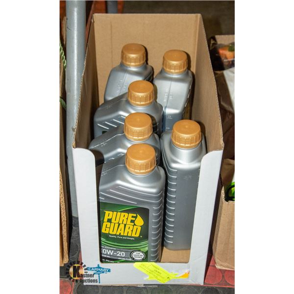 6 SEALED PURE GUARD FULL SYNTHETIC MOTOR OIL