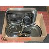 Image 1 : BOX WITH ASSORTMENT OF NON-STICK FRY PANS