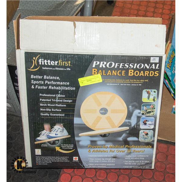 USED FITNESS BALANCE BOARD IN THE BOX