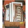 ESTATE BOX OF WALL ART & PICTURE FRAMES