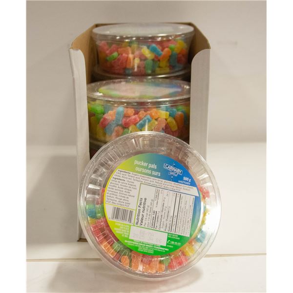EIGHT 500 G TUBS OF CARNABY PUCKER PALS BB