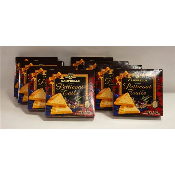 EIGHT PACKS OF CAMPBELL SCOTTISH SHORTBREAD