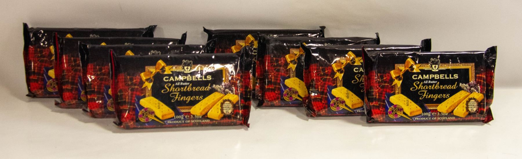 EIGHT PACK OF SCOTTISH CAMPBELL’S SHORTBREAD