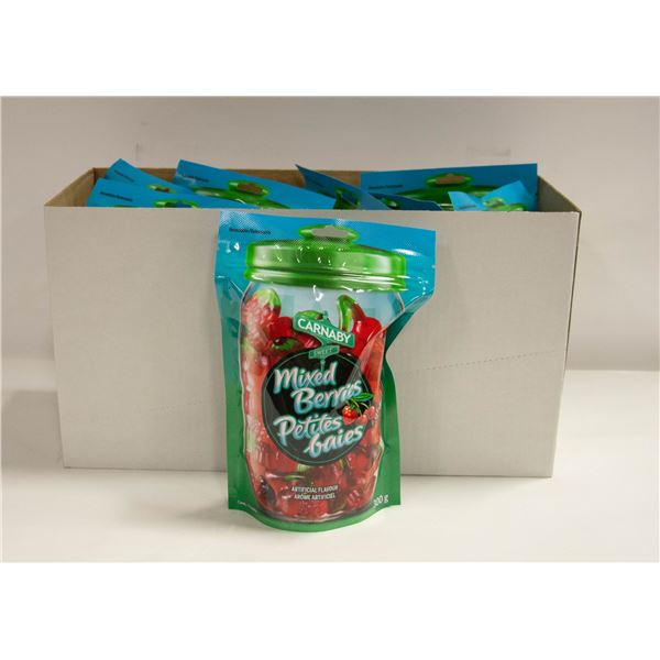 CARNABY. 8 300G BAGS OF MIXED BERRIES CANDY