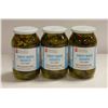 Image 1 : THREE JARS OF SWEET MIXED PICKLES